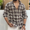 Cotton Check Shirt for Men