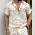 Men’s Half Sleeve Stripe Shirt