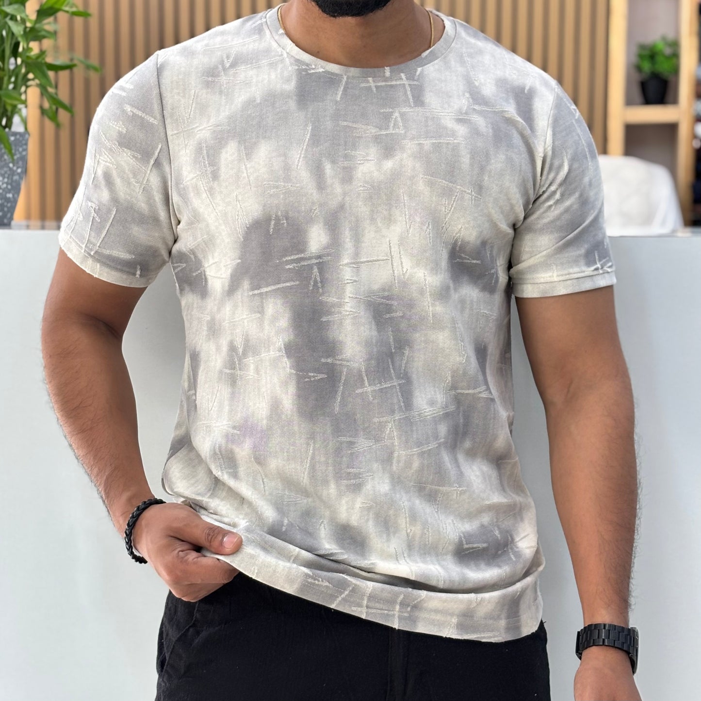 Imported Tie Dye Half-Tshirt
