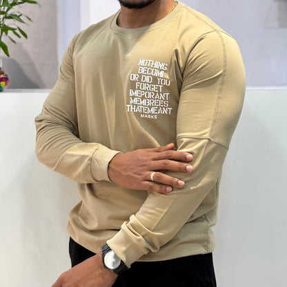 Full Sleeve Back Print Tshirt