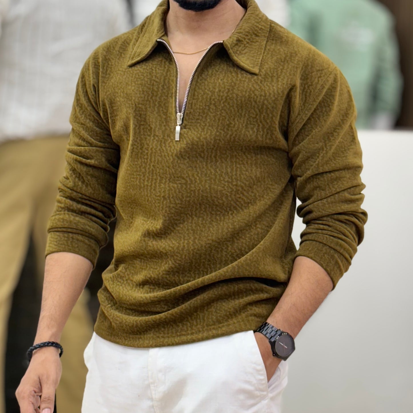 IMP Zipper Full Sleeves T-shirt