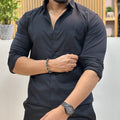 Men’s Solid Shirt Black