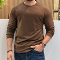 Crew Neck Full Sleeve T-Shirt – Brown