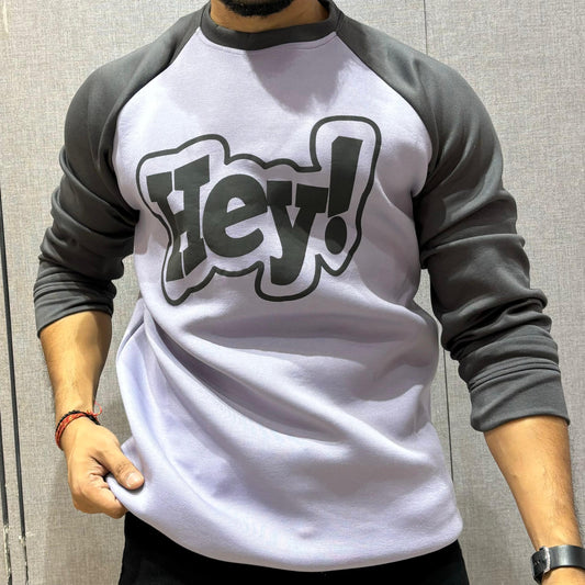 Raglan Full Sleeves Printed Oversized T-shirt