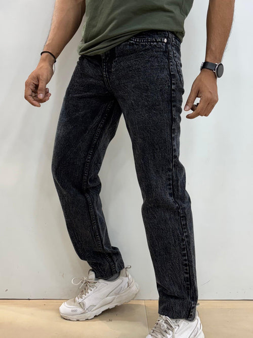 Charcoal Carrot Fit Jeans
