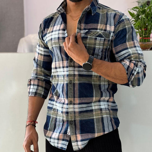 Indigo Check Shirt