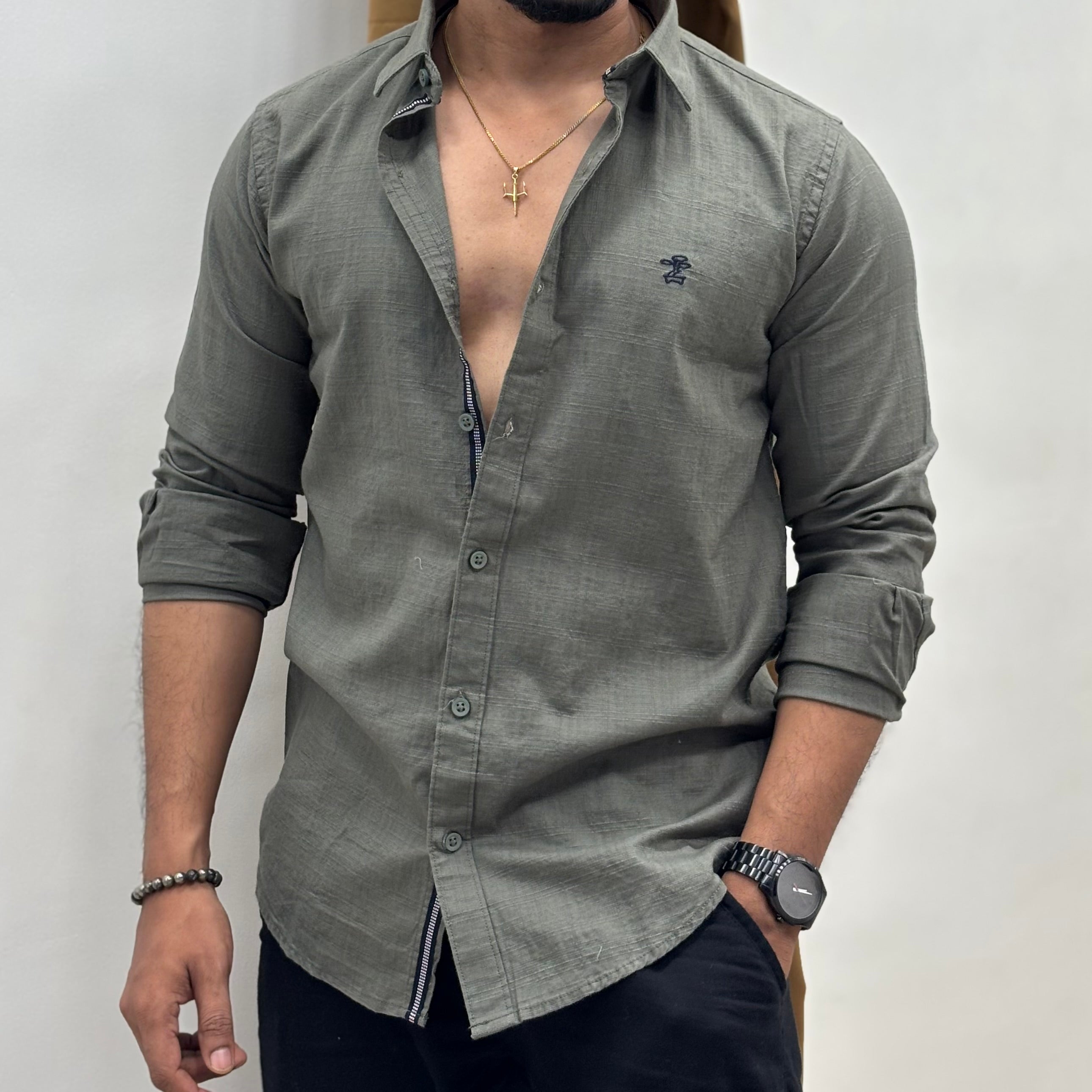 Classic Full Sleeve Cotton Shirt for Men