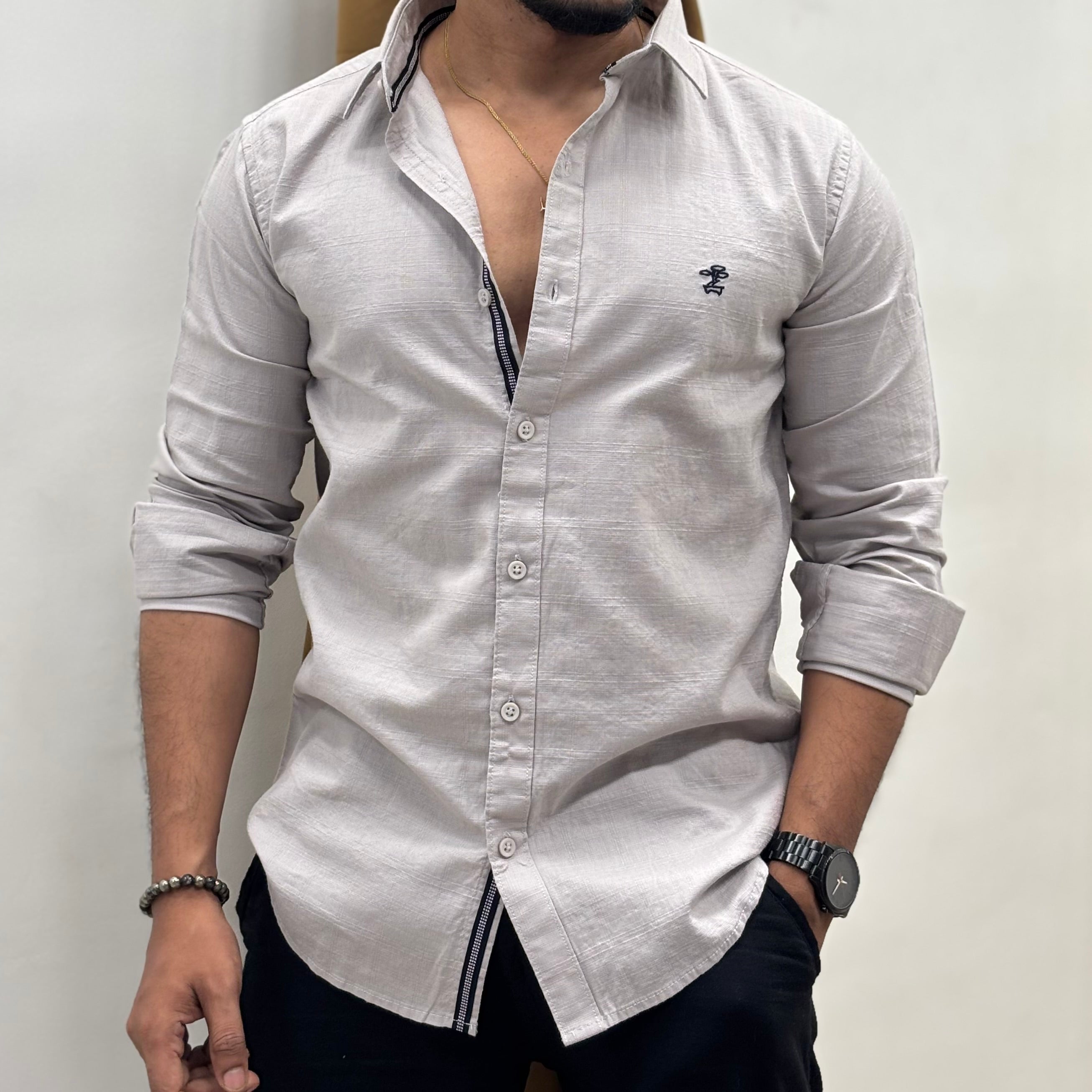 Classic Full Sleeve Cotton Shirt for Men