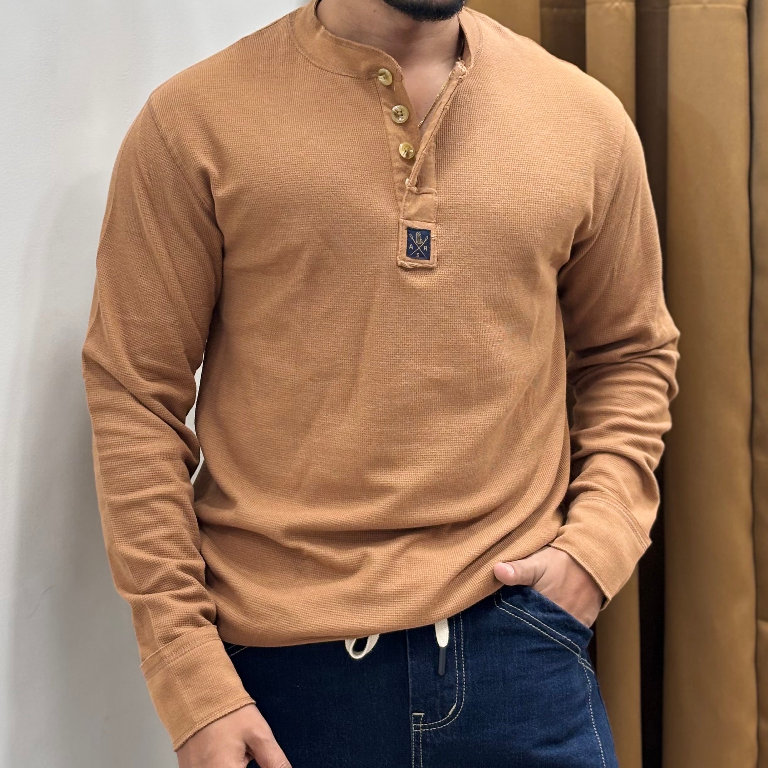 Henley Full Sleeve T-shirt