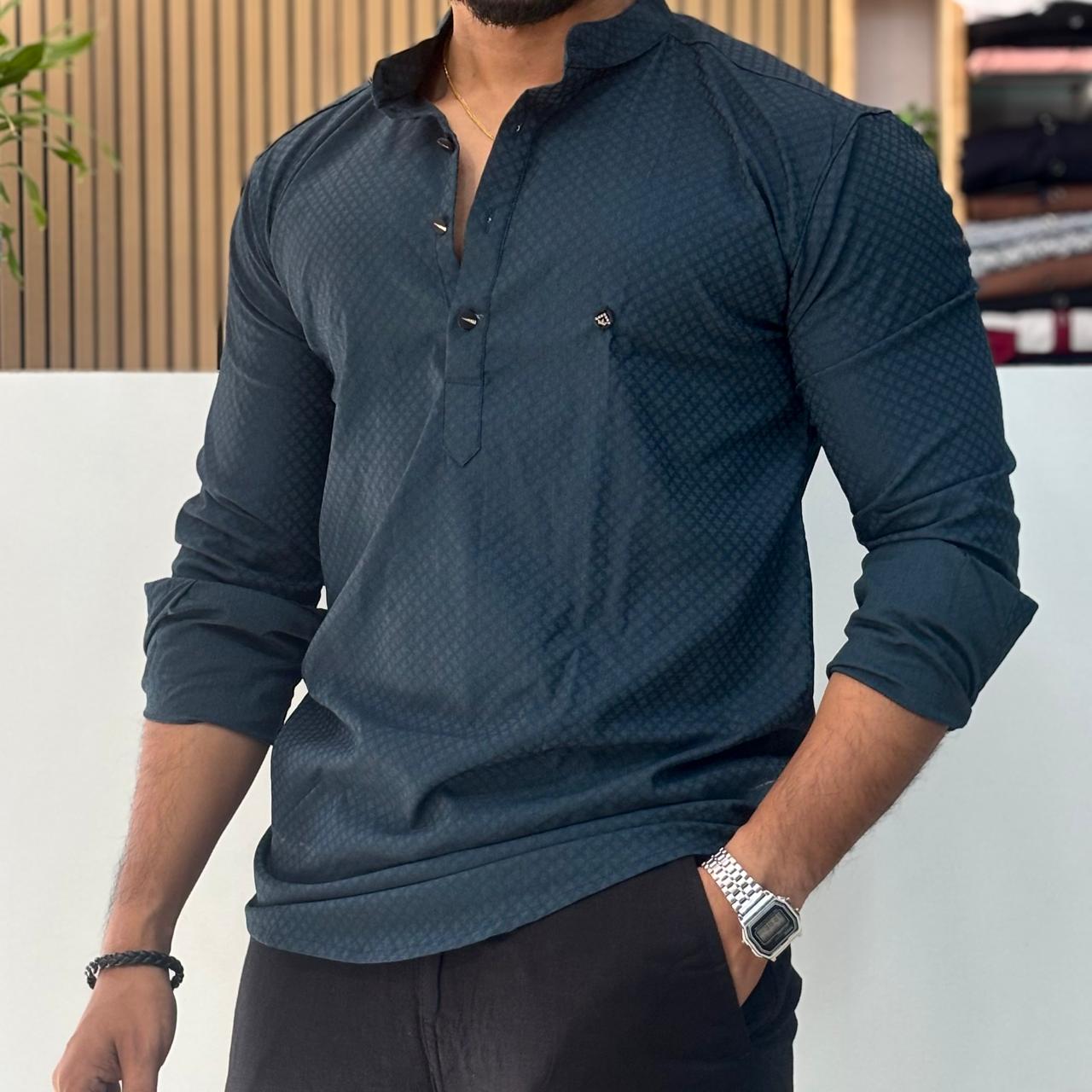 IMP Short Kurta Teal Blue