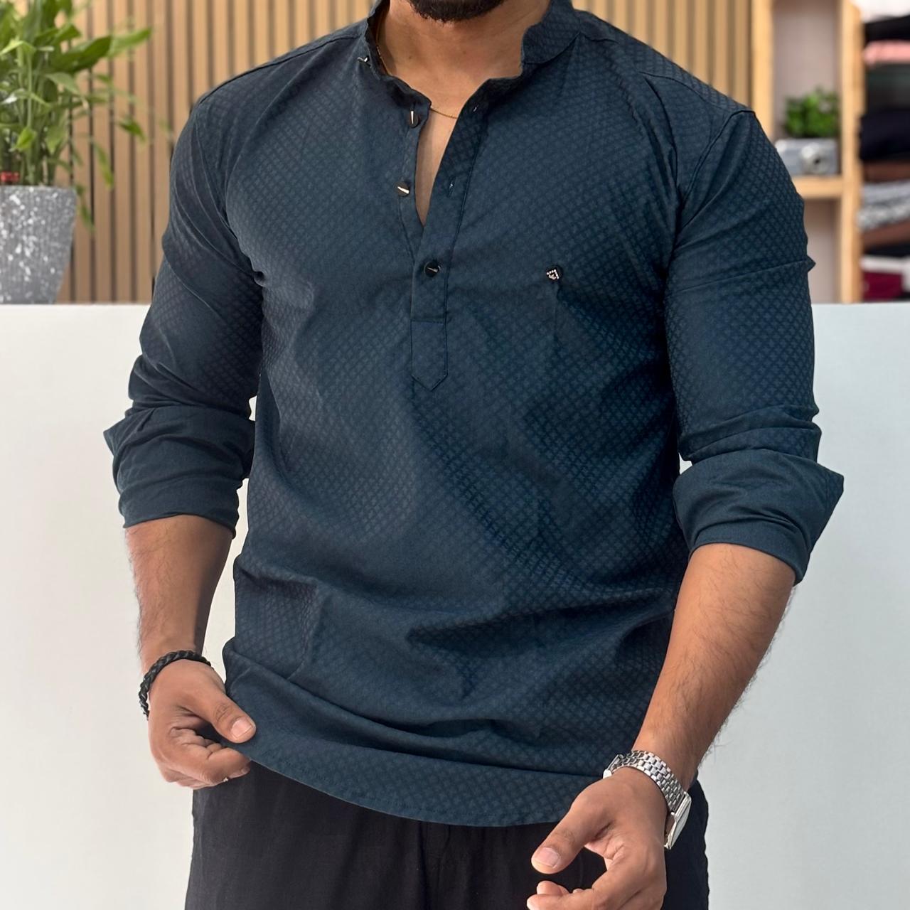 IMP Short Kurta Teal Blue