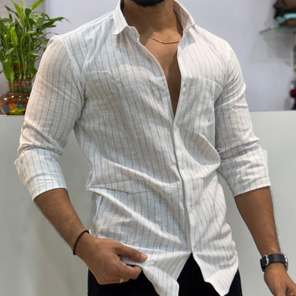Linen Striped Shirt