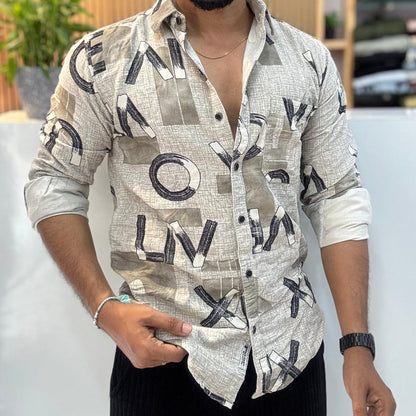 Cord Printed Shirt