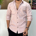 Pink Double Pocket Shirt
