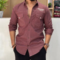 Brown Double Pocket Shirt