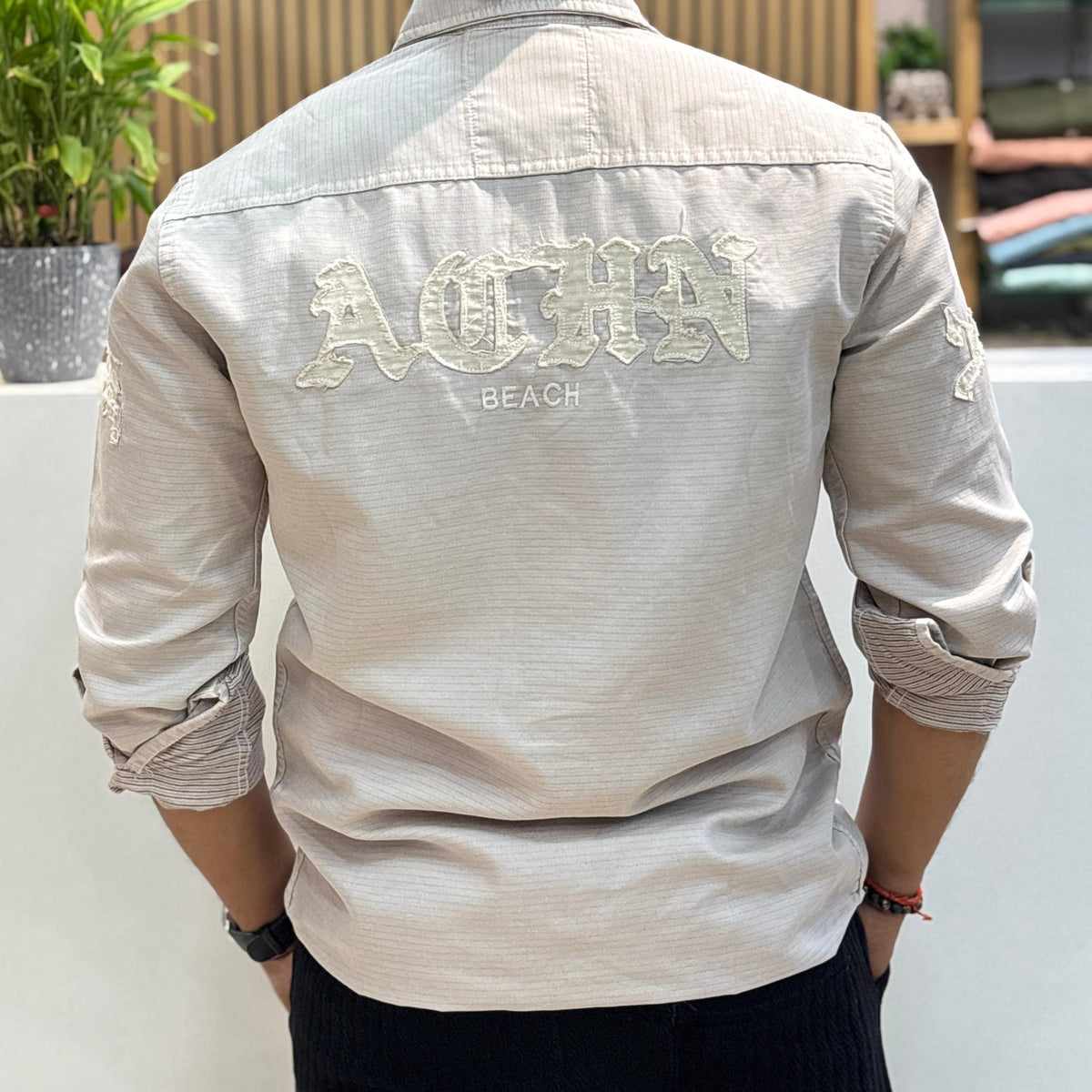 RFD Embroidered Shirt – Ivory