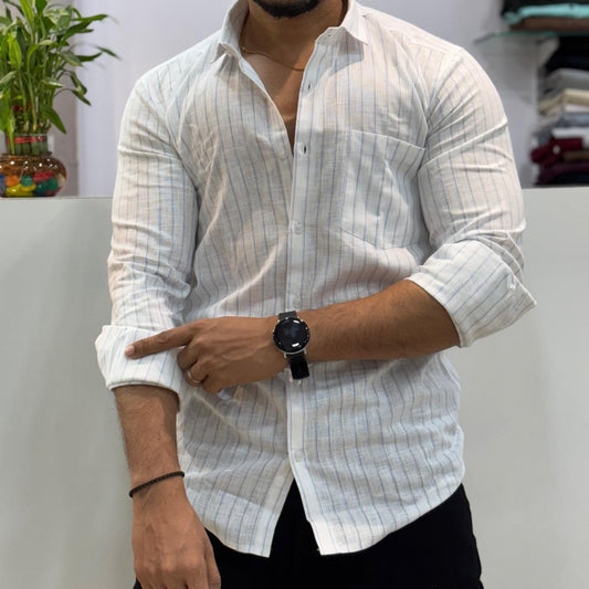 Linen Striped Shirt
