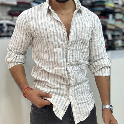Linen Striped Shirt