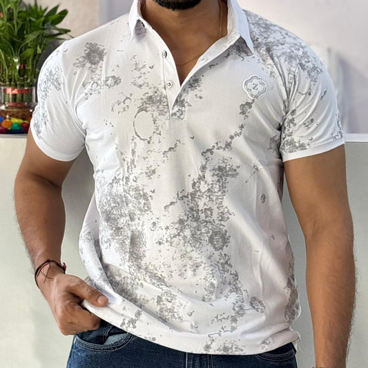 White Polo T-Shirt