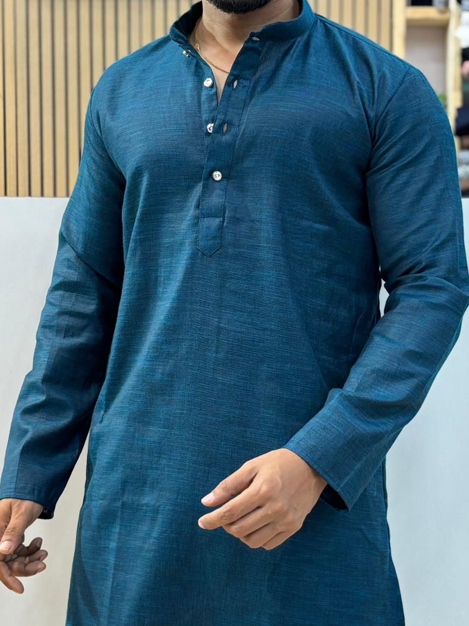 Spicy Cotton Kurta Sapphire Blue