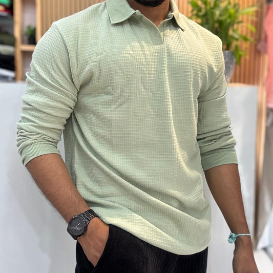 Pista green Old Money Polo T-Shirt